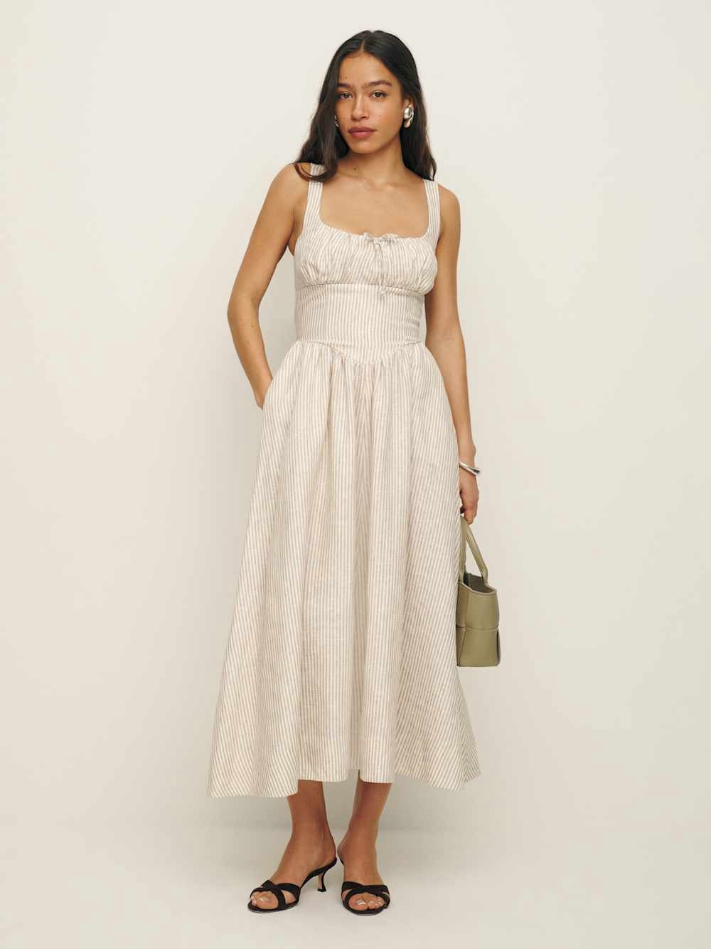 Reformation Balia Linen Dress